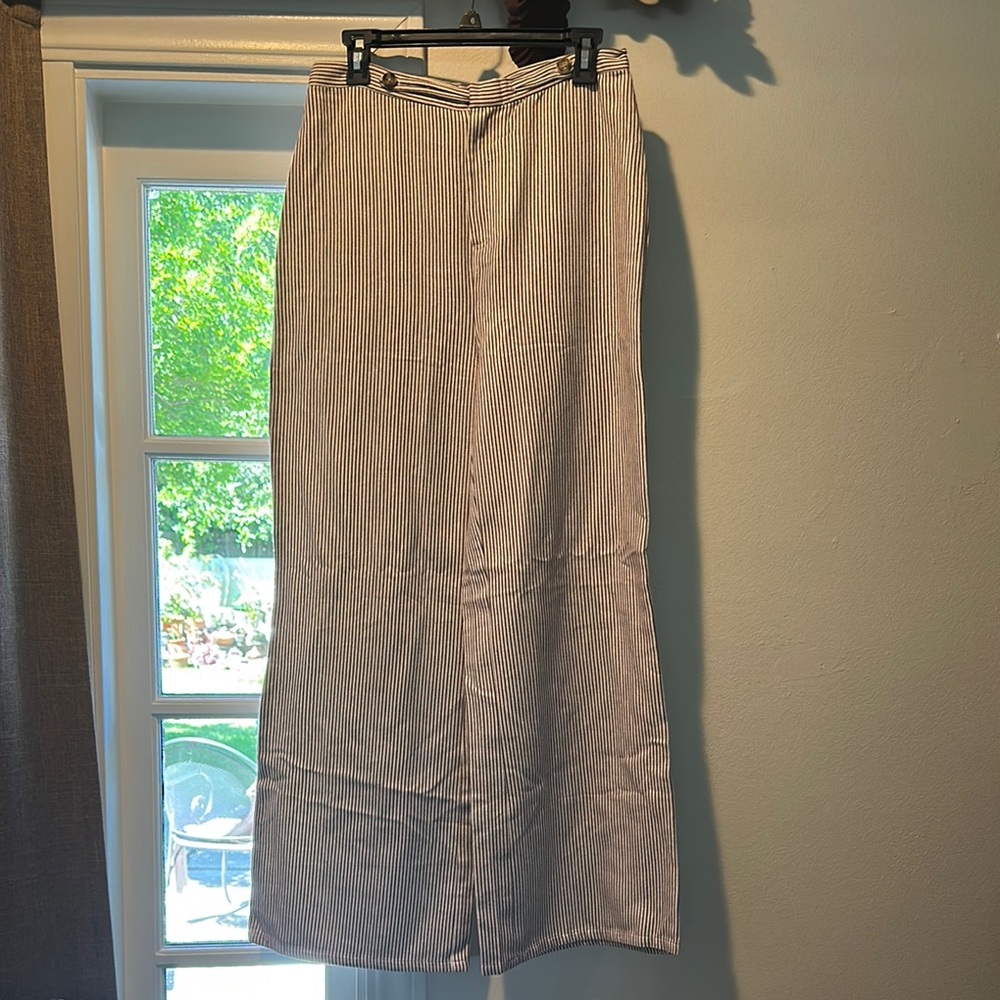 Striped Wide Leg pants